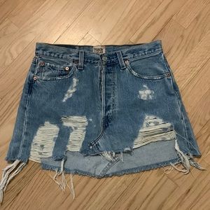 Furst of a Kind Levi’s 501 Denim Skirt